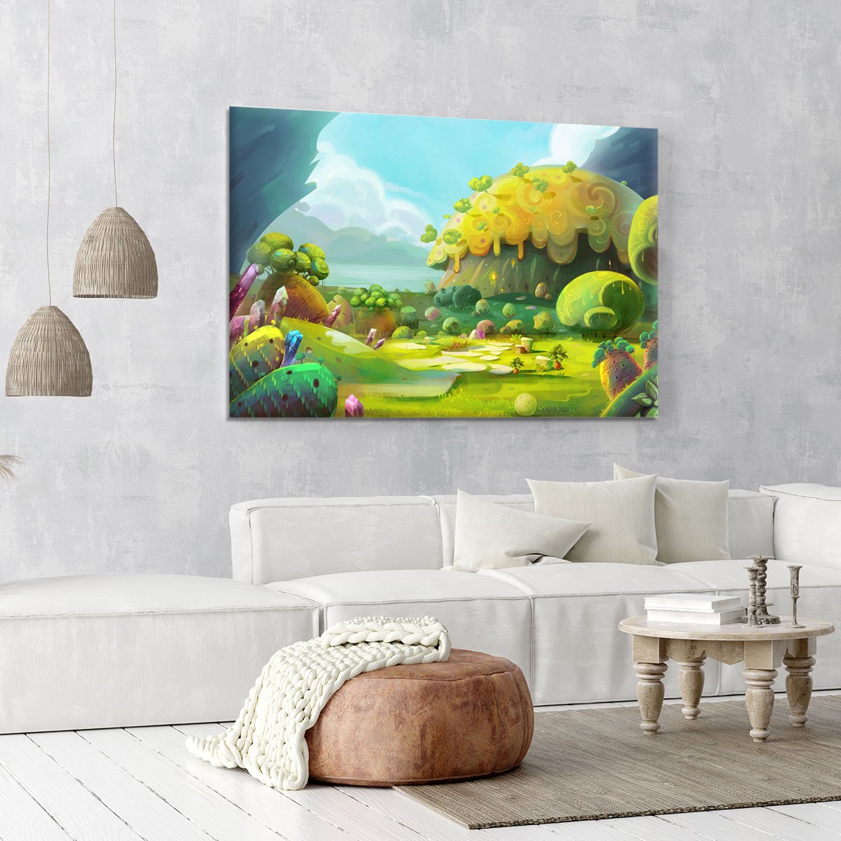The Adventure of The Tiny Bird Canvas Print or Poster