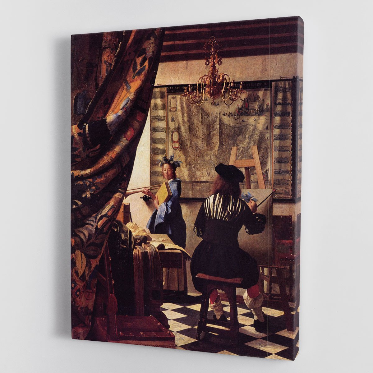The Allegory of Painting by Vermeer Canvas Print or Poster