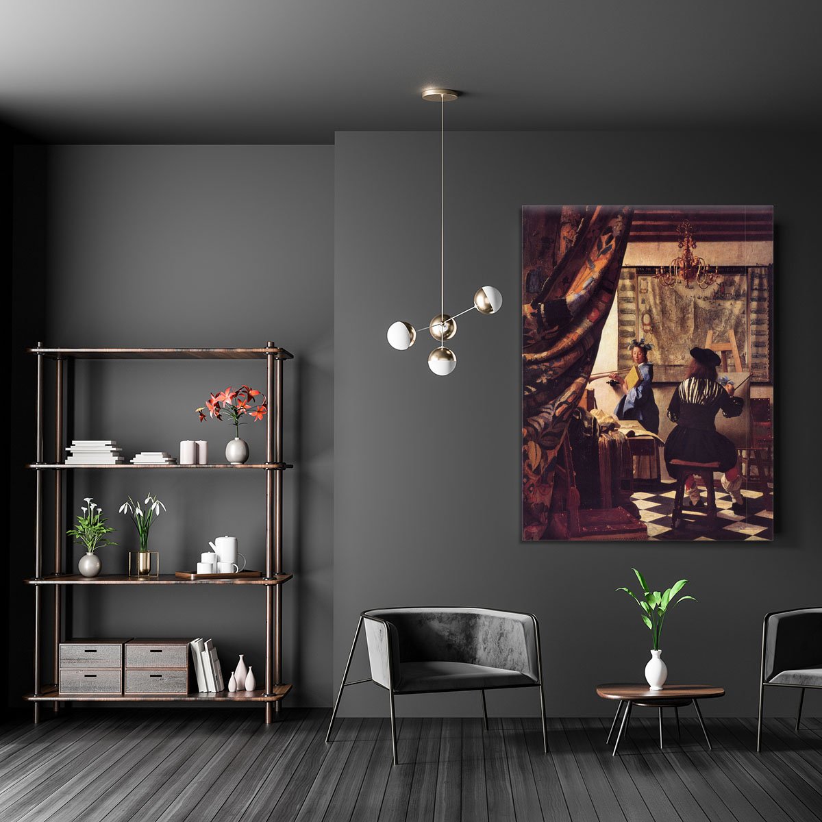 The Allegory of Painting by Vermeer Canvas Print or Poster