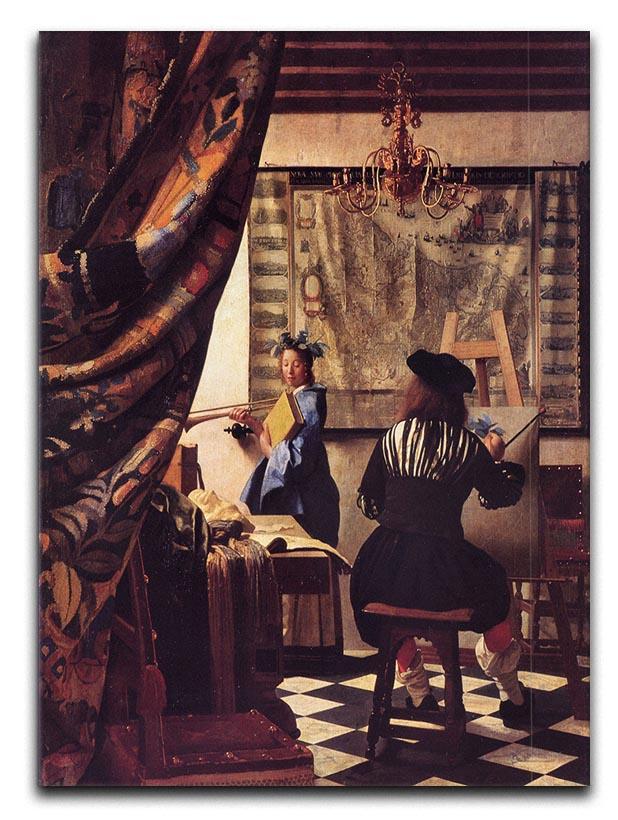 The Allegory of Painting by Vermeer Canvas Print or Poster - Canvas Art Rocks - 1