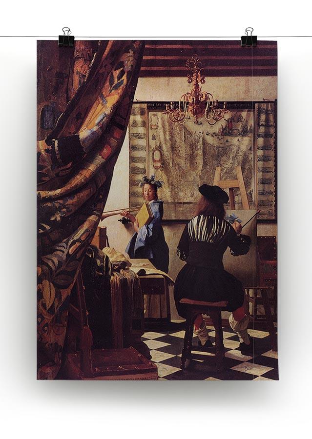 The Allegory of Painting by Vermeer Canvas Print or Poster - Canvas Art Rocks - 2