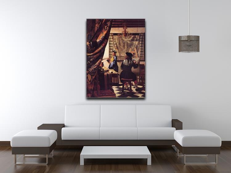 The Allegory of Painting by Vermeer Canvas Print or Poster - Canvas Art Rocks - 4