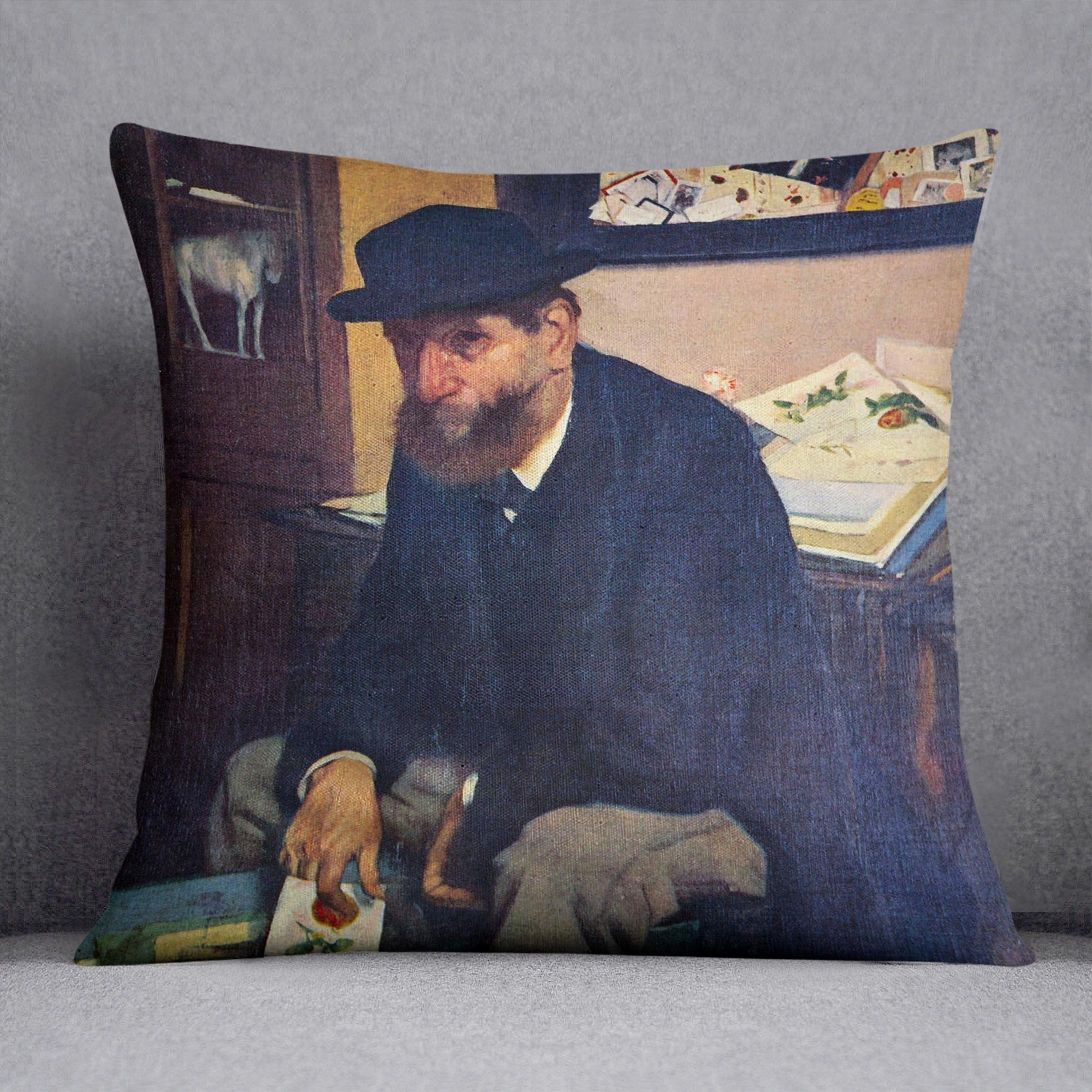 The Amateur by Degas Cushion