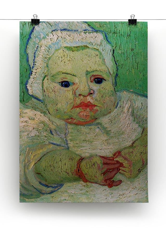 The Baby Marcelle Roulin by Van Gogh Canvas Print & Poster - Canvas Art Rocks - 2