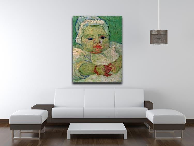 The Baby Marcelle Roulin by Van Gogh Canvas Print & Poster - Canvas Art Rocks - 4