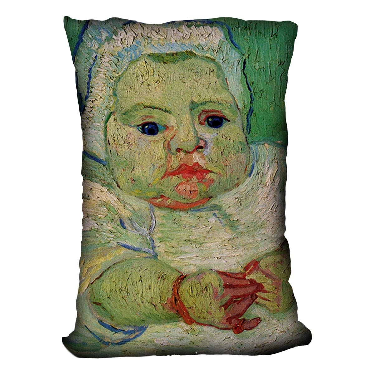 The Baby Marcelle Roulin by Van Gogh Throw Pillow