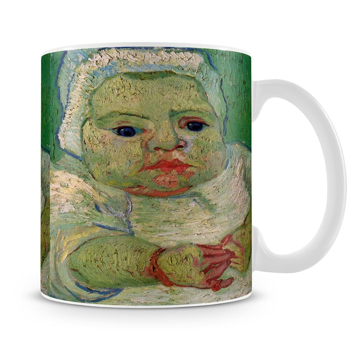 The Baby Marcelle Roulin by Van Gogh Mug - Canvas Art Rocks - 4