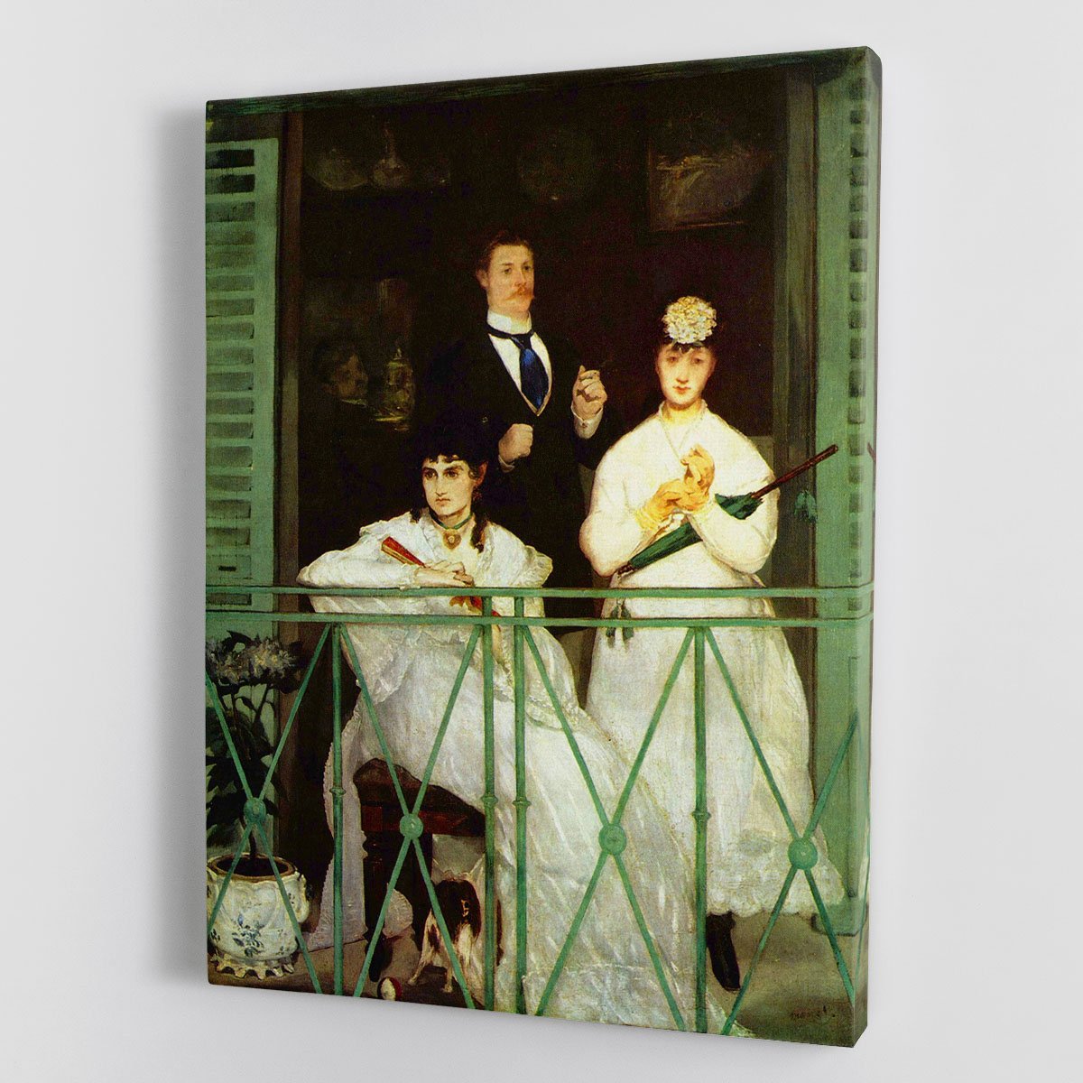 The Balcony by Manet Canvas Print or Poster