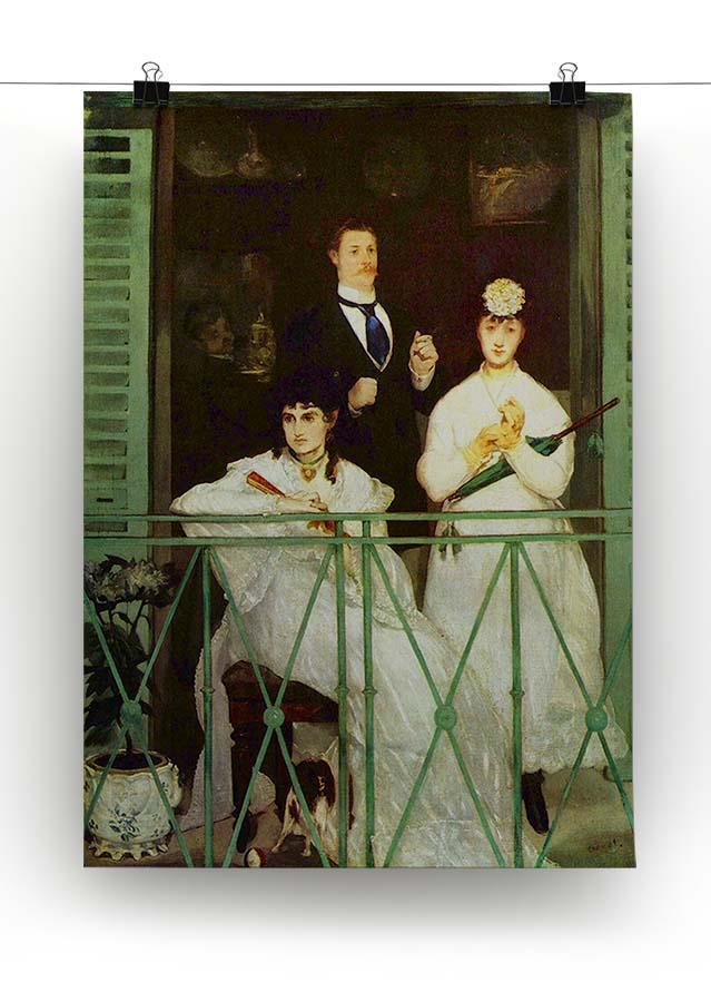 The Balcony by Manet Canvas Print or Poster - Canvas Art Rocks - 2