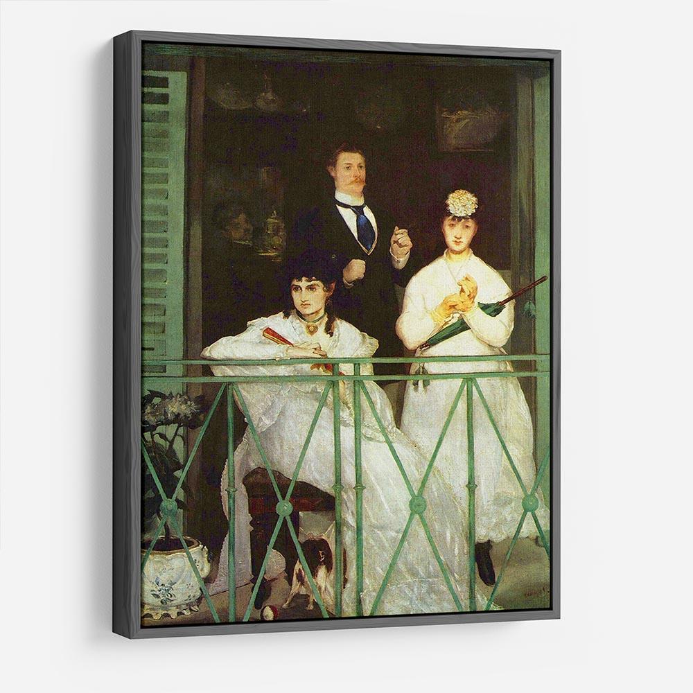 The Balcony by Manet HD Metal Print