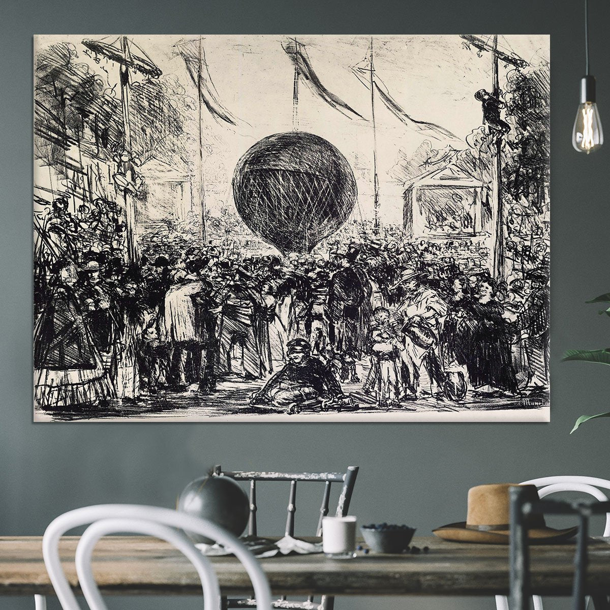 The Balloon by Manet Canvas Print or Poster