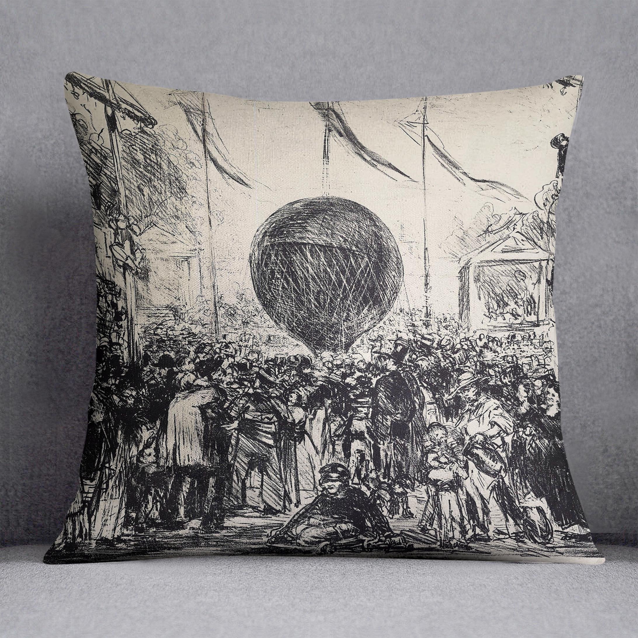 The Balloon by Manet Throw Pillow