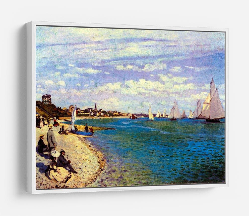 The Beach at Sainte Adresse by Monet HD Metal Print