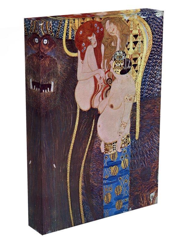 The Beethoven Freize 2 by Klimt Canvas Print or Poster - Canvas Art Rocks - 3