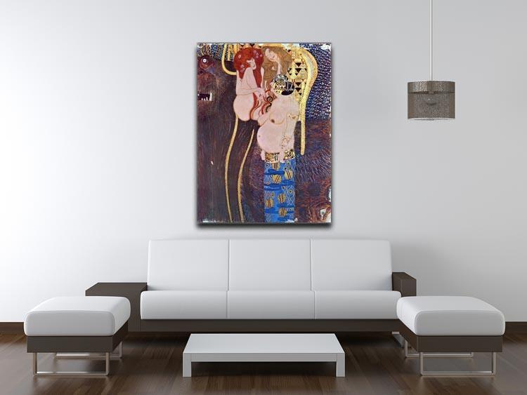 The Beethoven Freize 2 by Klimt Canvas Print or Poster - Canvas Art Rocks - 4