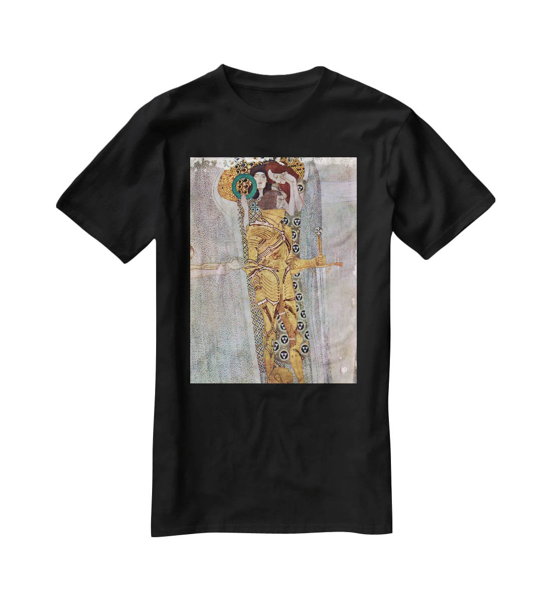 The Beethoven Freize by Klimt T-Shirt - Canvas Art Rocks - 1