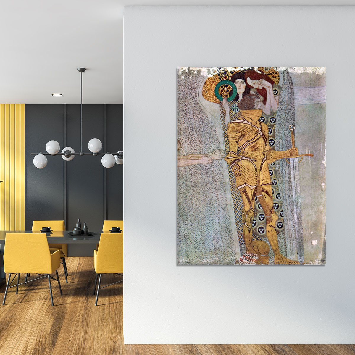 The Beethoven Freize by Klimt Canvas Print or Poster