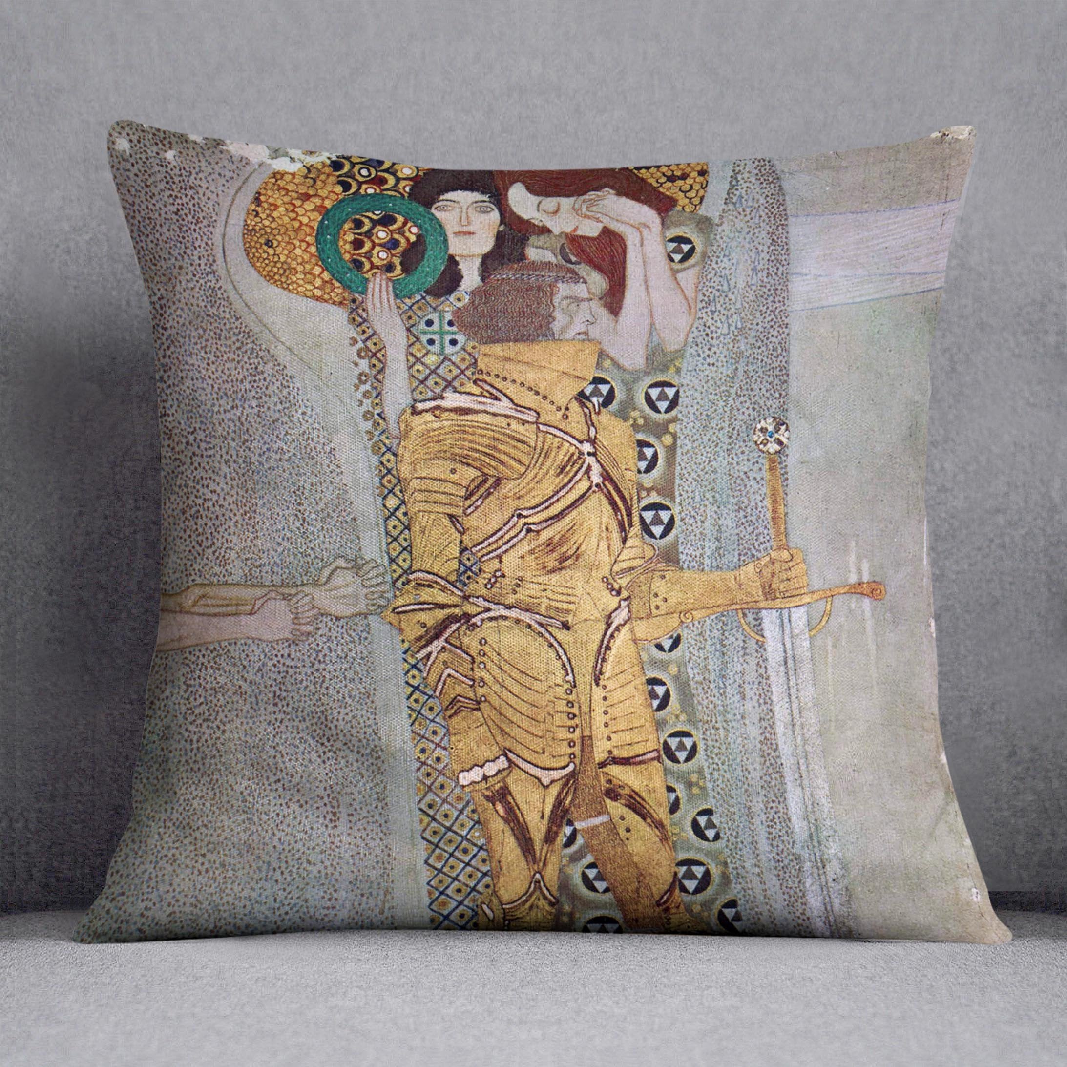 The Beethoven Freize by Klimt Throw Pillow