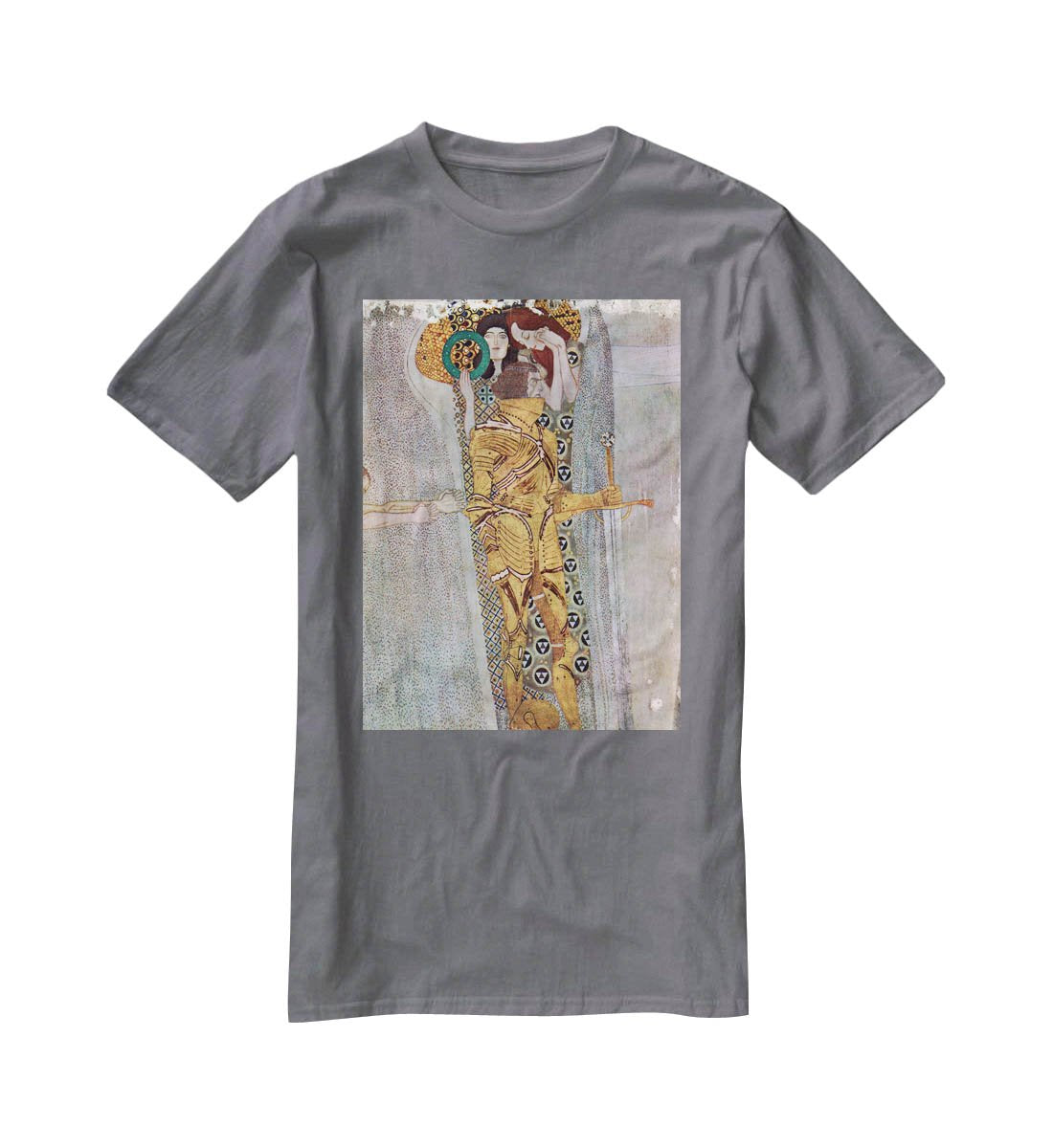 The Beethoven Freize by Klimt T-Shirt - Canvas Art Rocks - 3