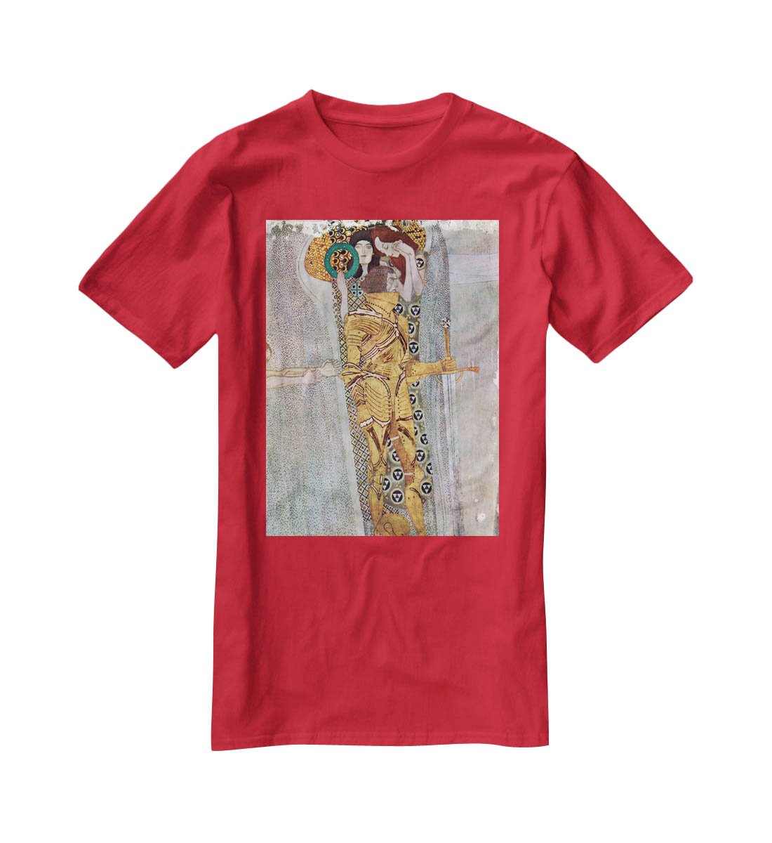 The Beethoven Freize by Klimt T-Shirt - Canvas Art Rocks - 4
