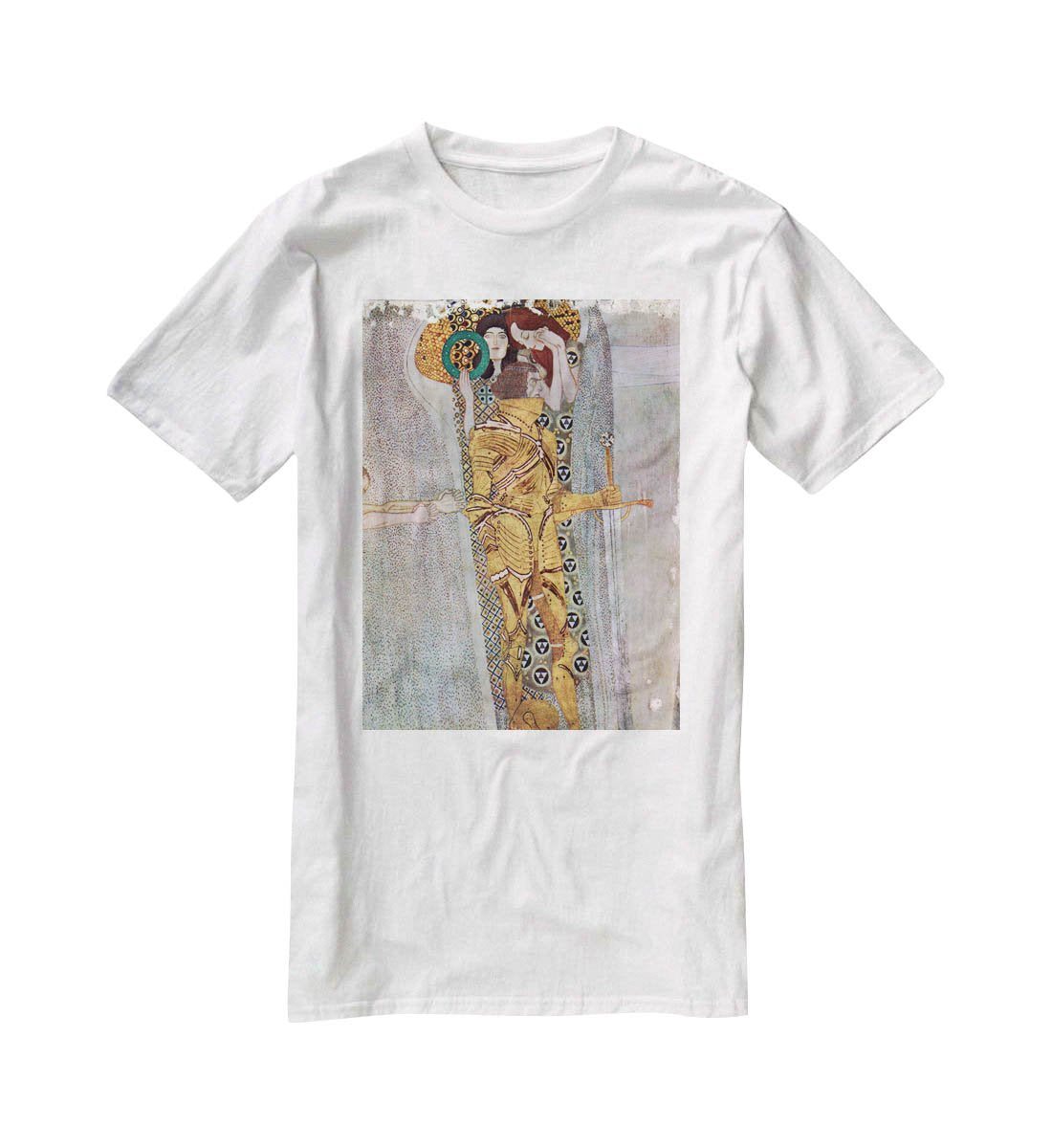 The Beethoven Freize by Klimt T-Shirt - Canvas Art Rocks - 5