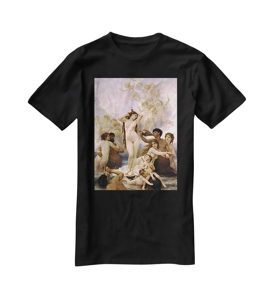 The Birth of Venus By Bouguereau T-Shirt - Canvas Art Rocks - 1