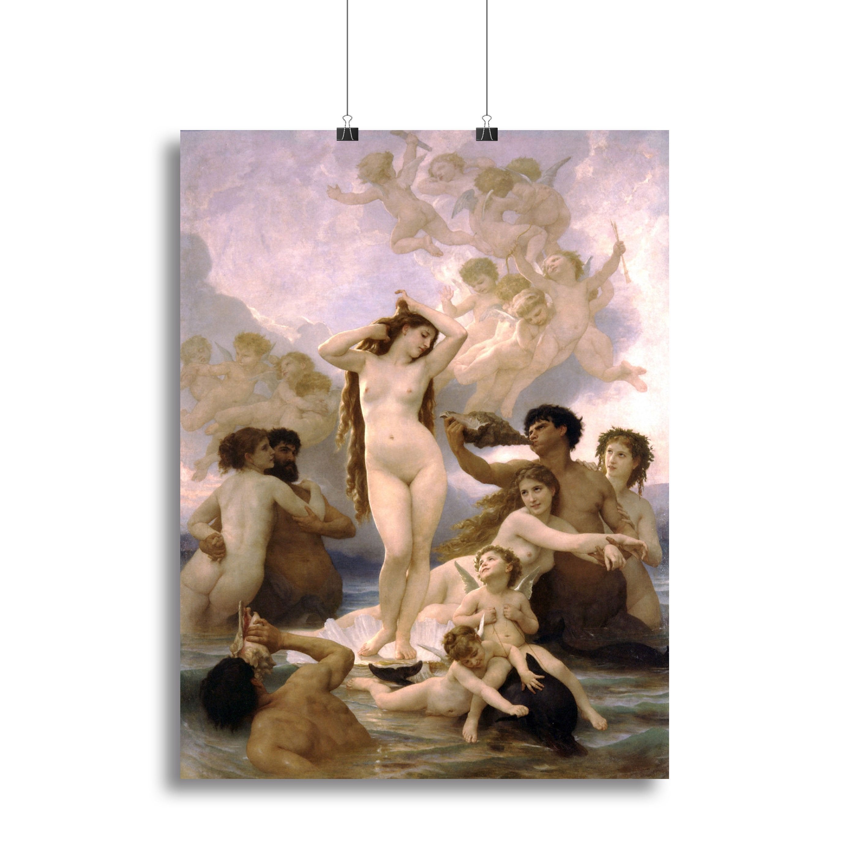 The Birth of Venus By Bouguereau Canvas Print or Poster