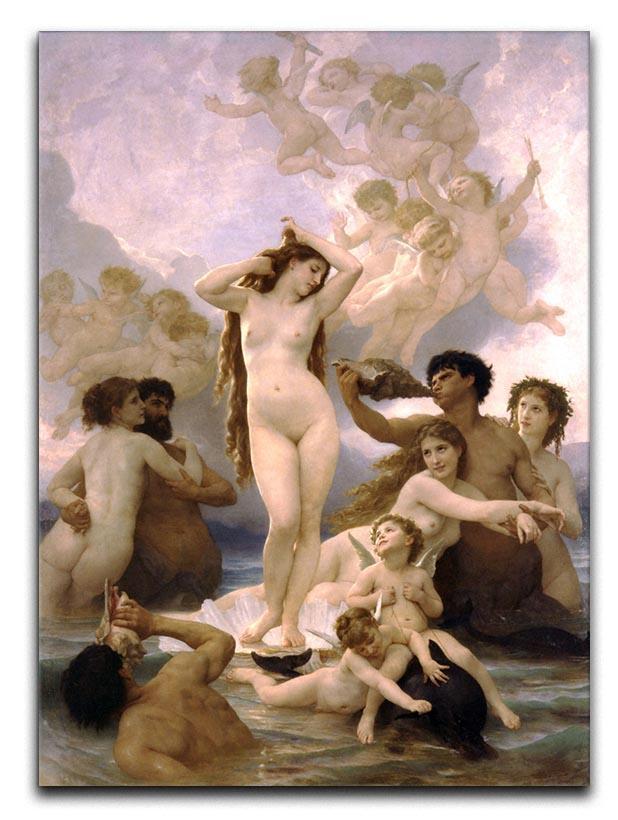 The Birth of Venus By Bouguereau Canvas Print or Poster  - Canvas Art Rocks - 1