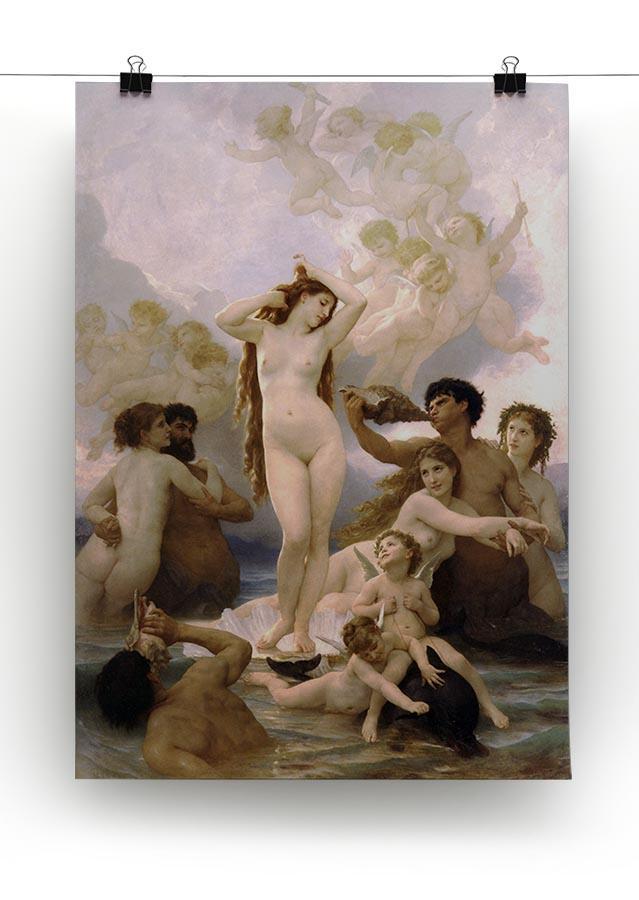 The Birth of Venus By Bouguereau Canvas Print or Poster - Canvas Art Rocks - 2