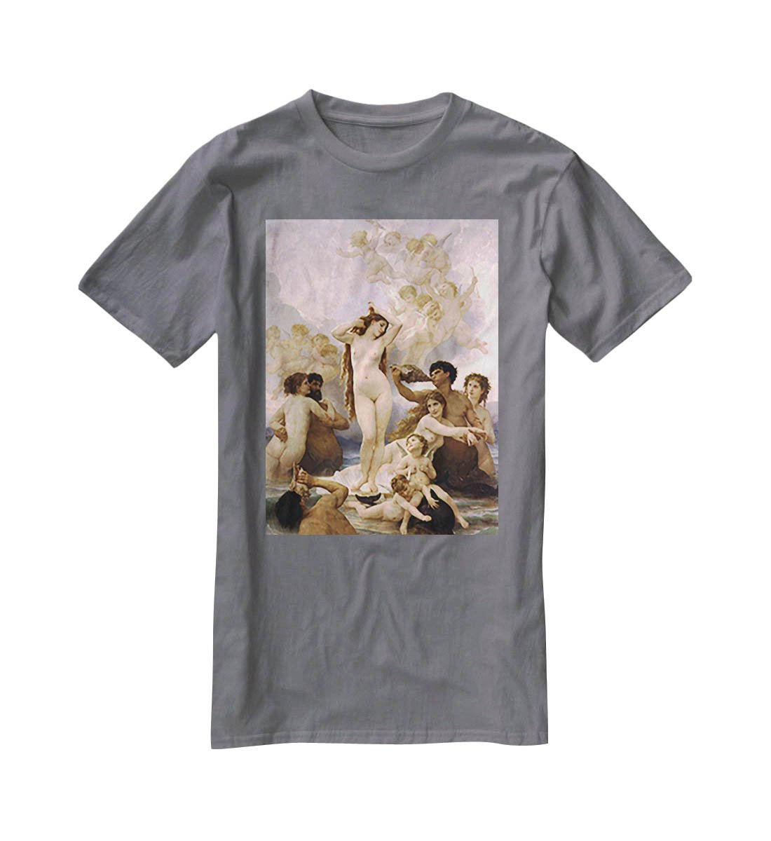 The Birth of Venus By Bouguereau T-Shirt - Canvas Art Rocks - 3