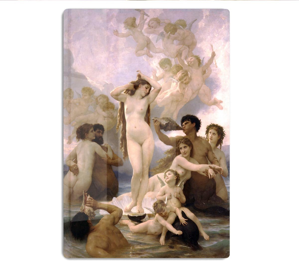 The Birth of Venus By Bouguereau HD Metal Print