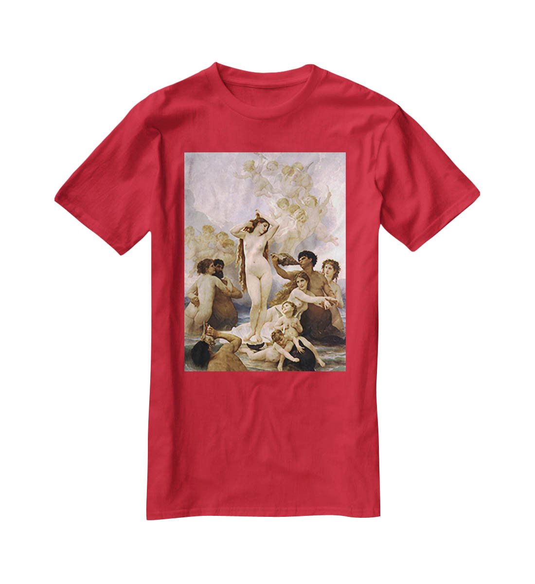 The Birth of Venus By Bouguereau T-Shirt - Canvas Art Rocks - 4