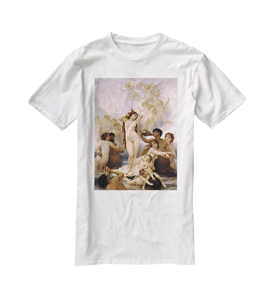 The Birth of Venus By Bouguereau T-Shirt - Canvas Art Rocks - 5
