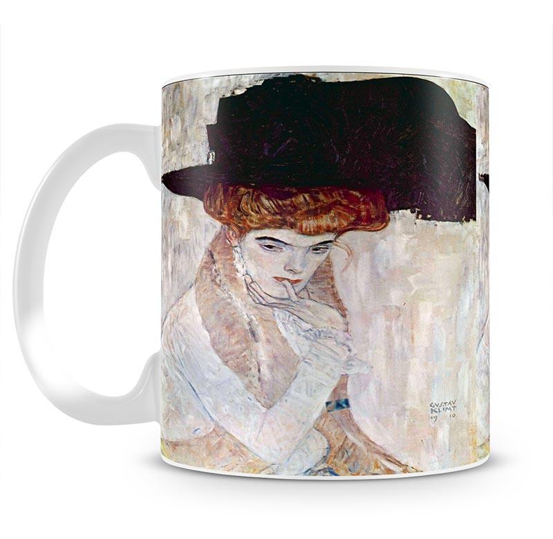 The Black Hat by Klimt Mug - Canvas Art Rocks - 2