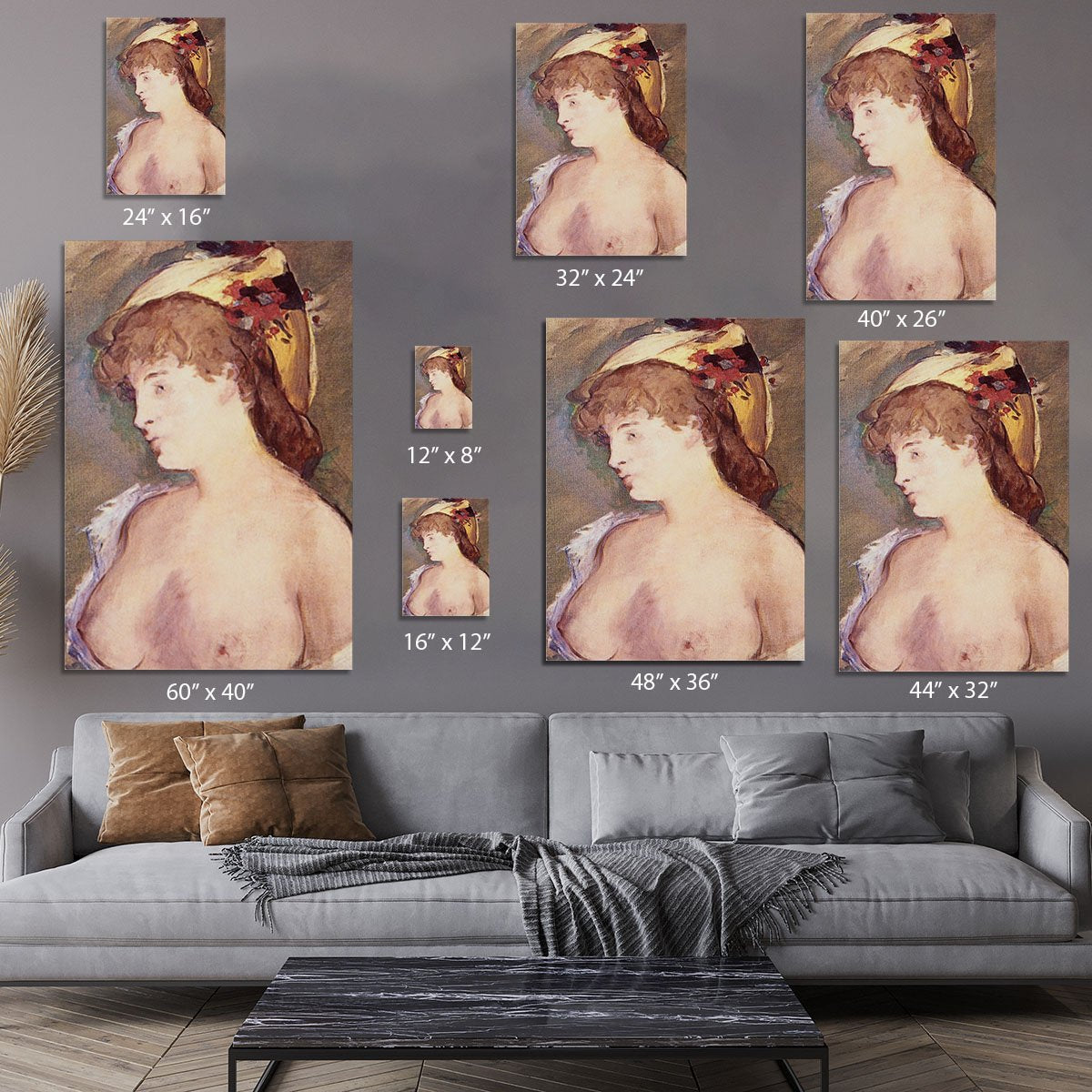 The Blond Nude by Manet Canvas Print or Poster