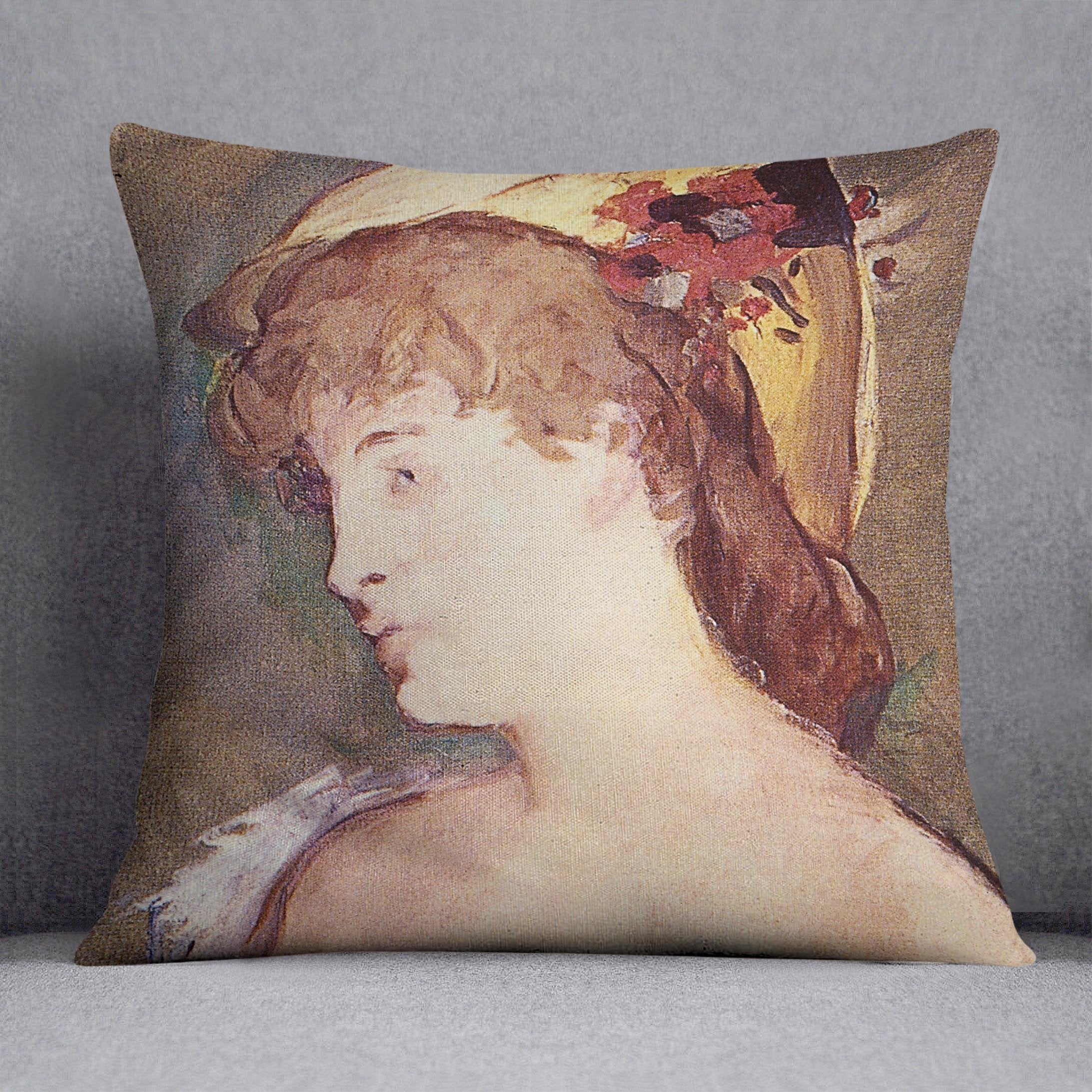 The Blond Nude by Manet Throw Pillow