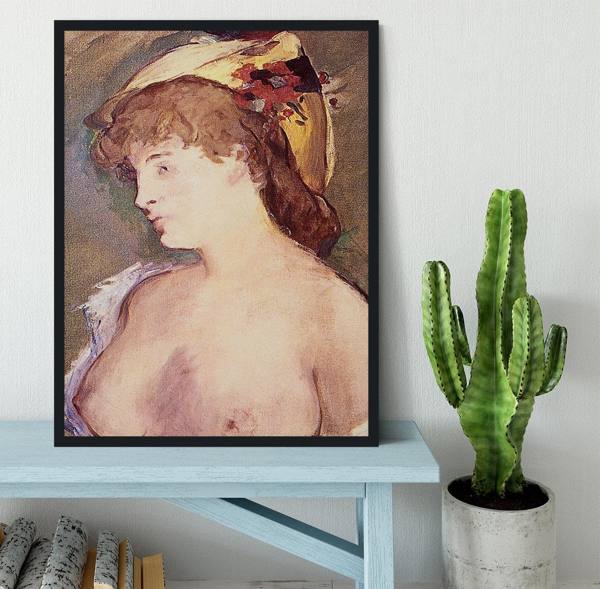 The Blond Nude by Manet Framed Print - Canvas Art Rocks - 2