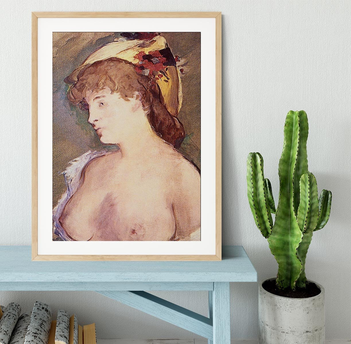 The Blond Nude by Manet Framed Print - Canvas Art Rocks - 3