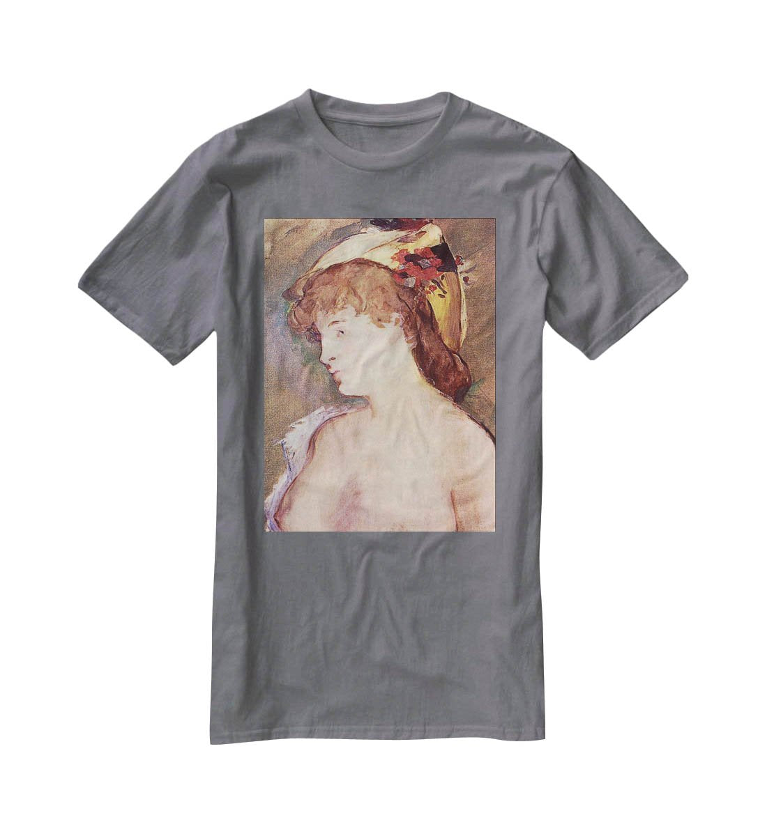 The Blond Nude by Manet T-Shirt - Canvas Art Rocks - 3