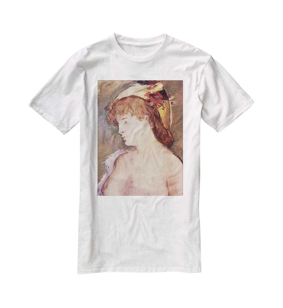 The Blond Nude by Manet T-Shirt - Canvas Art Rocks - 5
