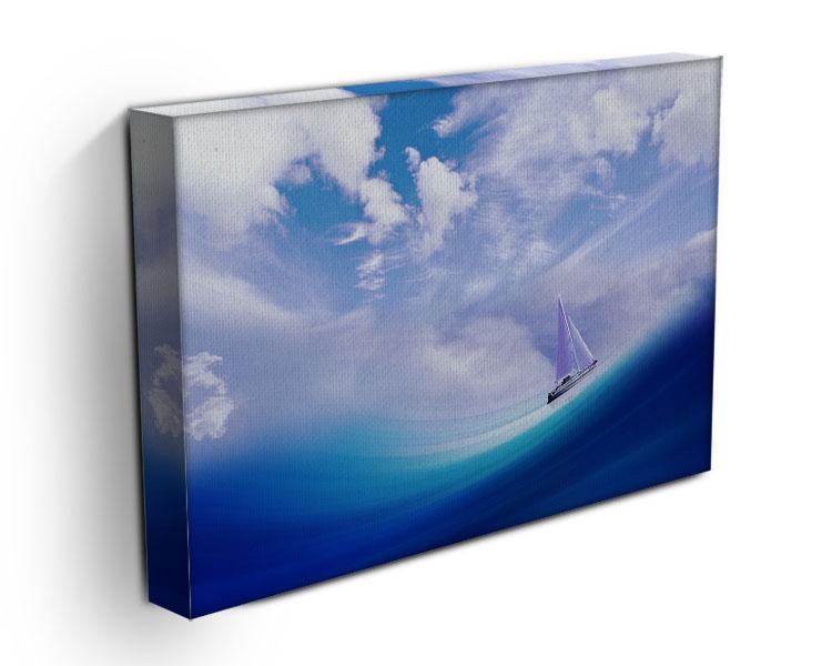 The Blue Sea Canvas Print or Poster - Canvas Art Rocks - 3