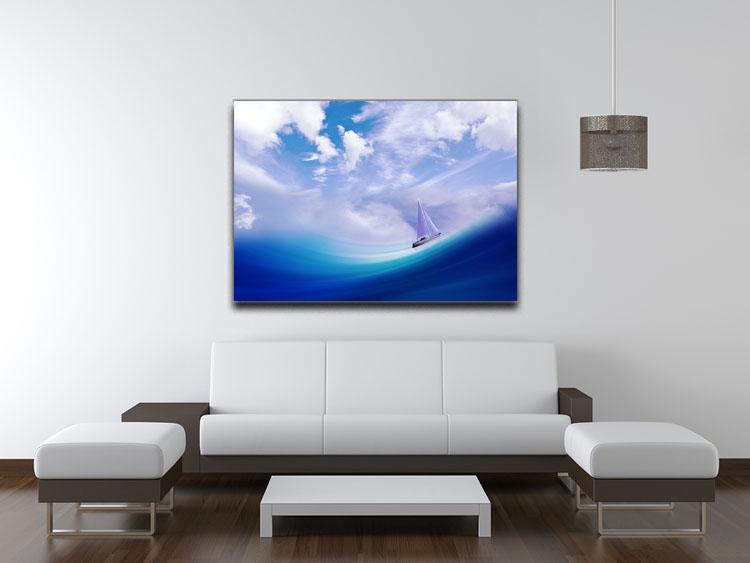 The Blue Sea Canvas Print or Poster - Canvas Art Rocks - 4