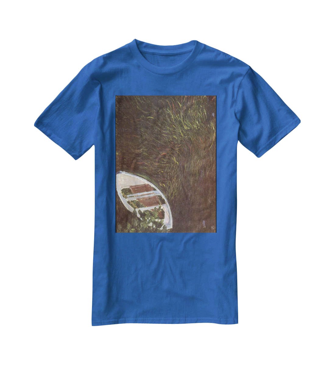 The Boat by Monet T-Shirt - Canvas Art Rocks - 2