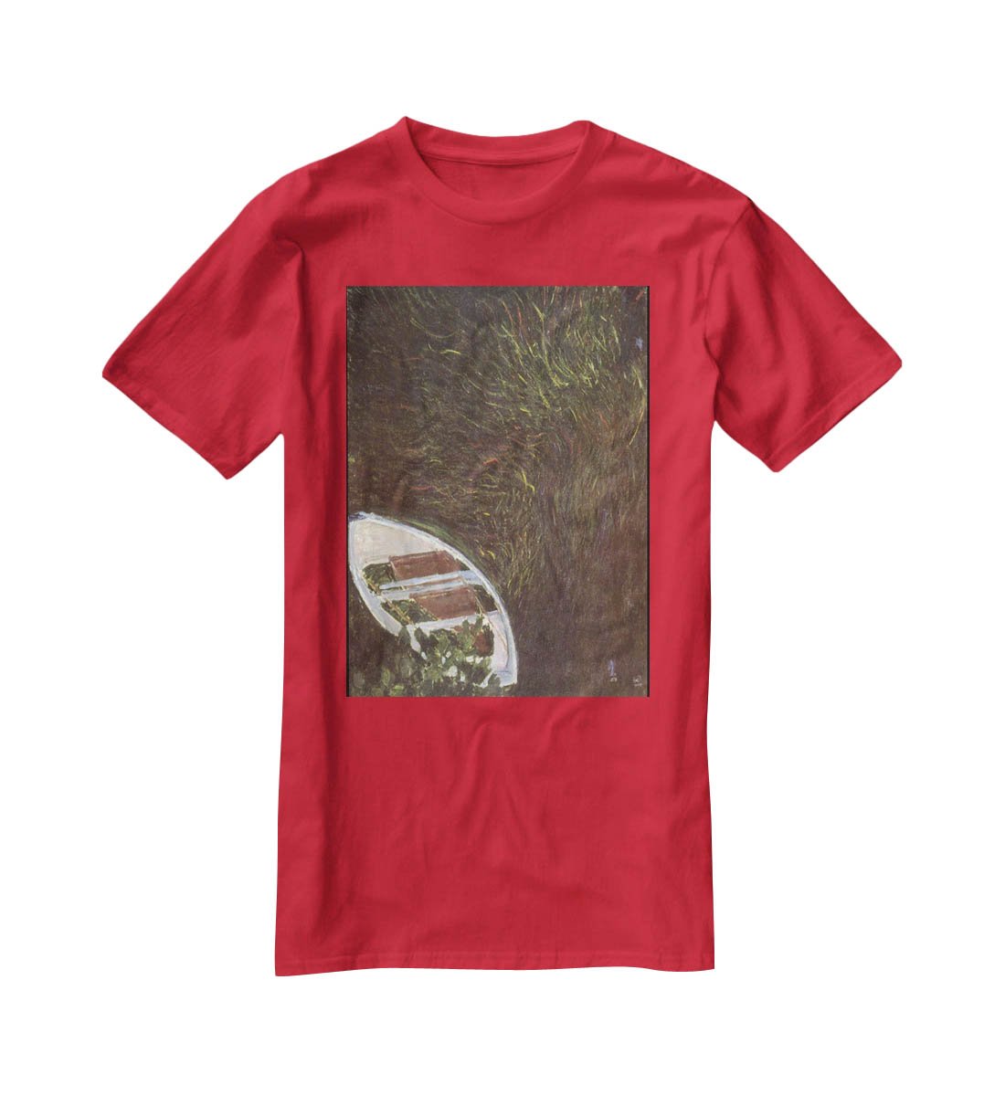 The Boat by Monet T-Shirt - Canvas Art Rocks - 4