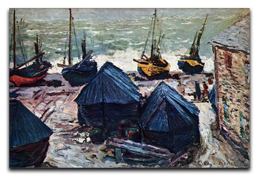 The Boats by Monet Canvas Print & Poster  - Canvas Art Rocks - 1