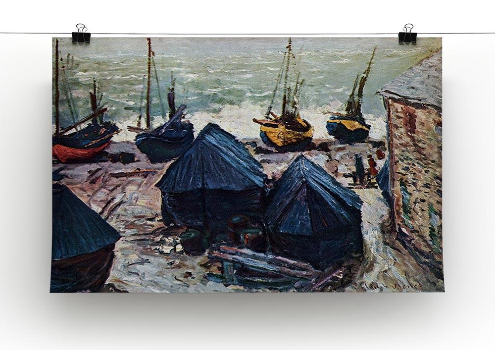 The Boats by Monet Canvas Print & Poster - Canvas Art Rocks - 2