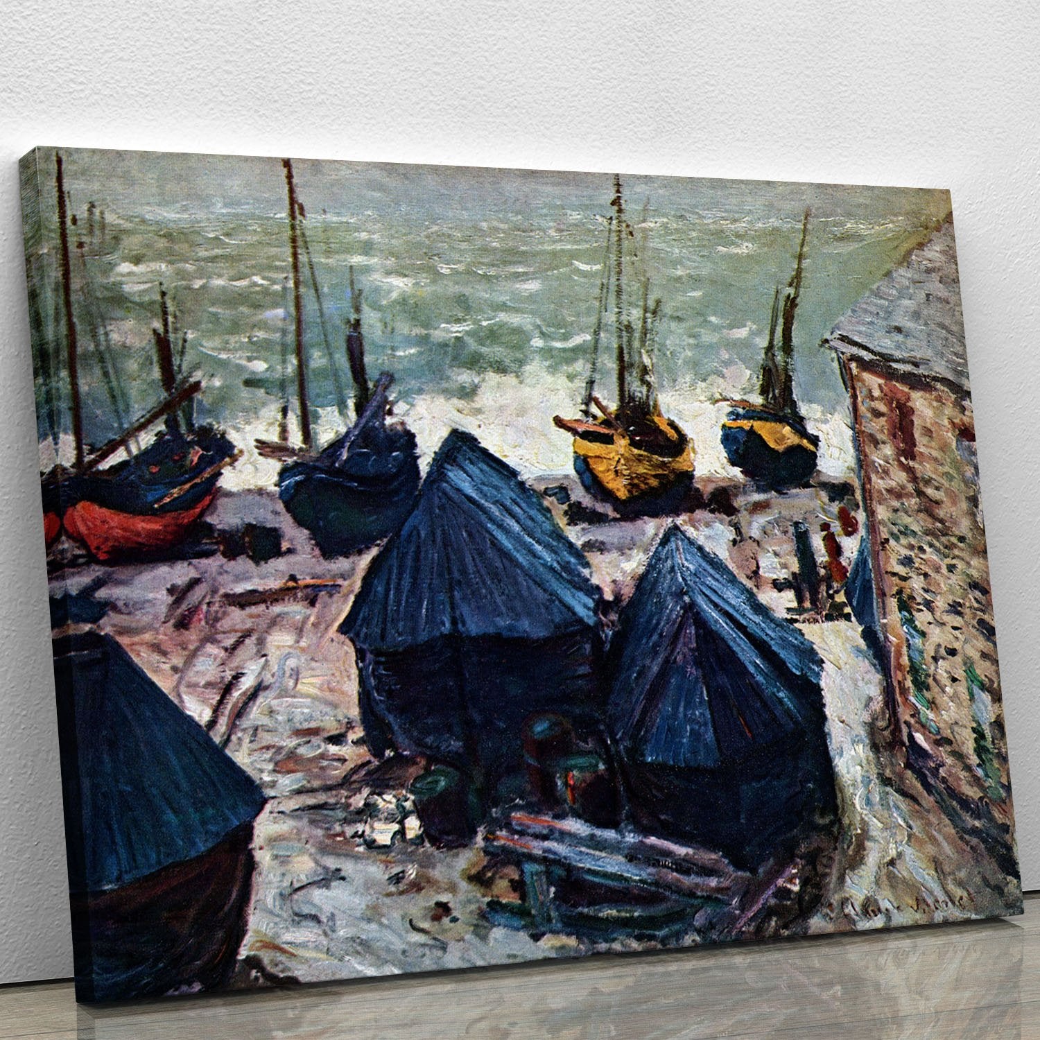 The Boats by Monet Canvas Print or Poster