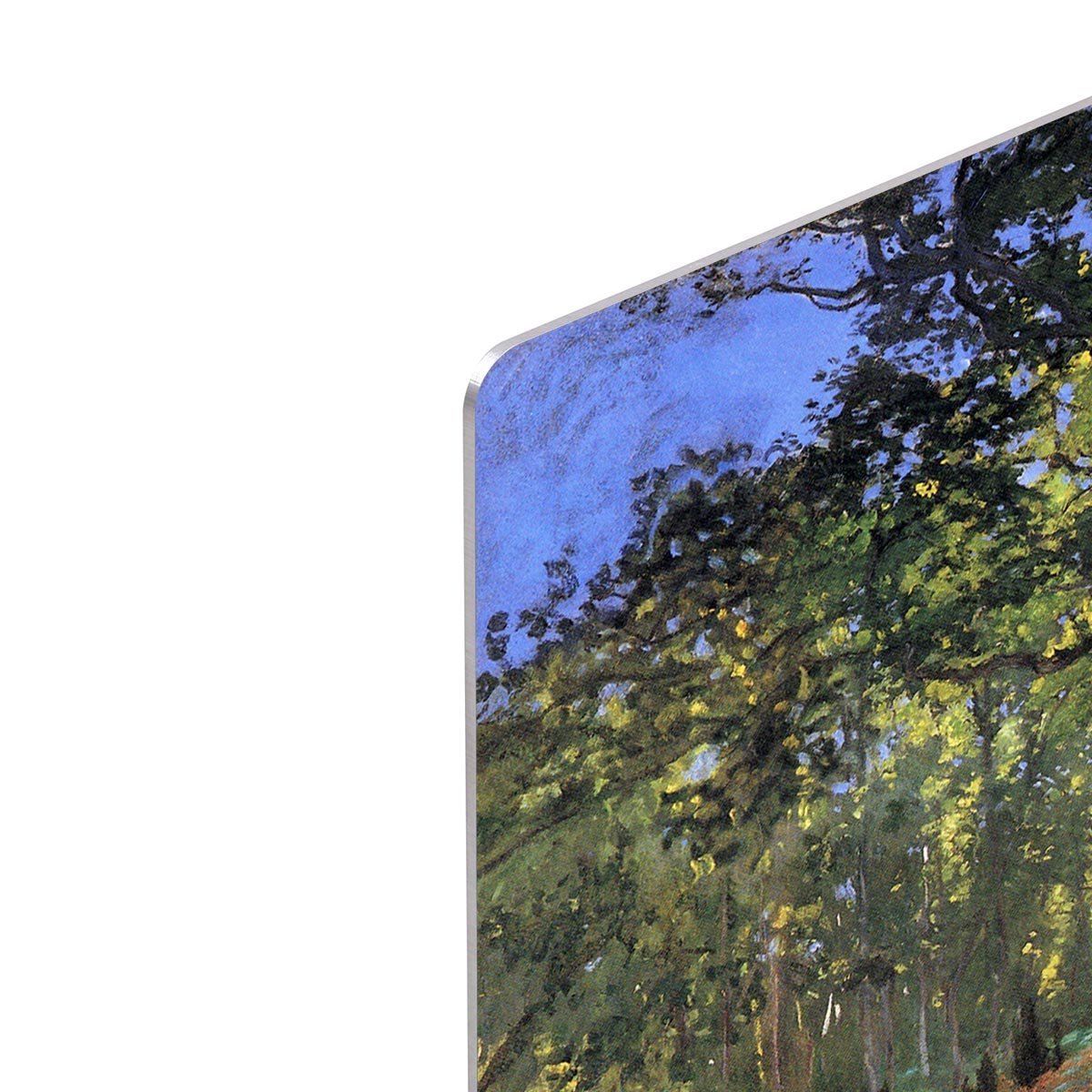 The Bodmer oak Fontainbleau forest by Monet HD Metal Print