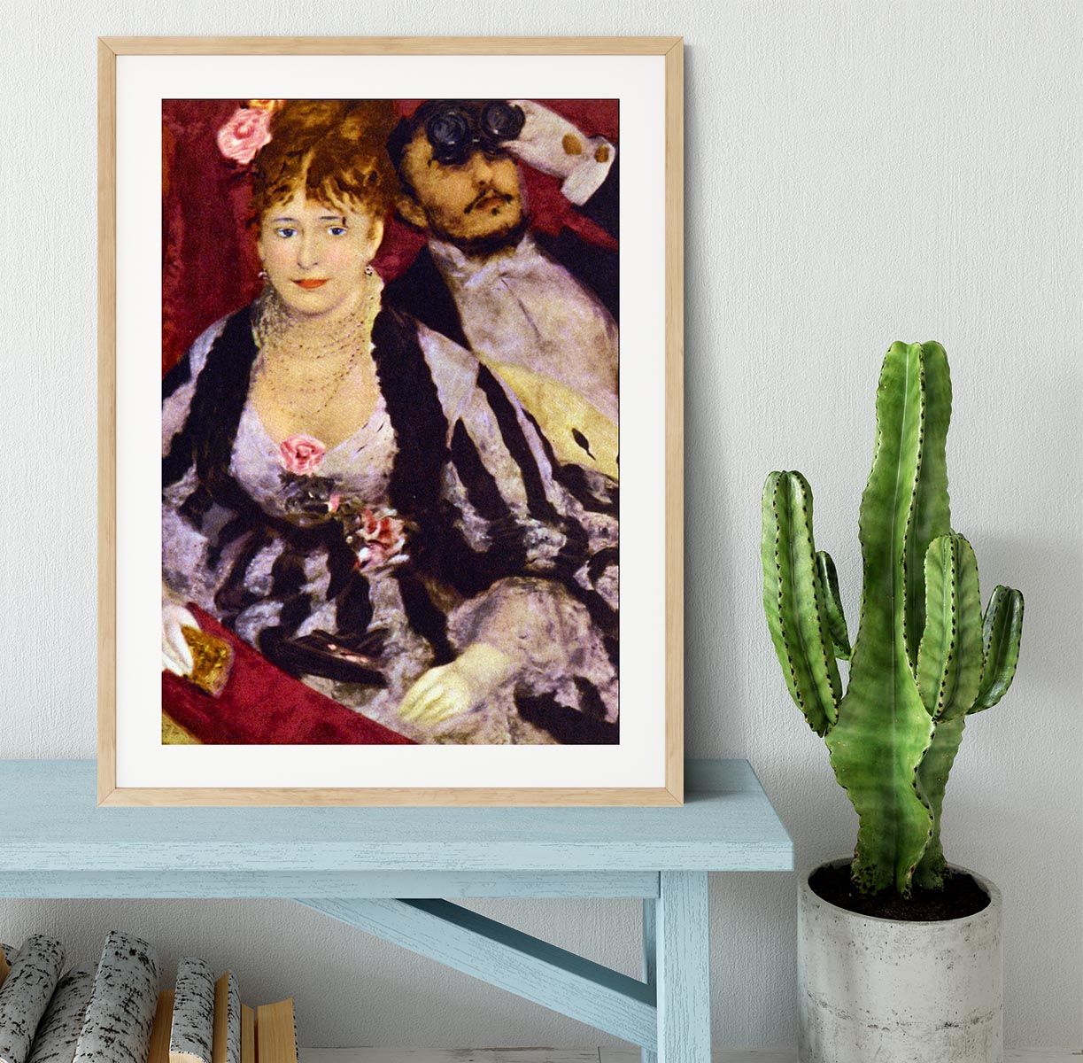 The Box by Renoir Framed Print - Canvas Art Rocks - 3