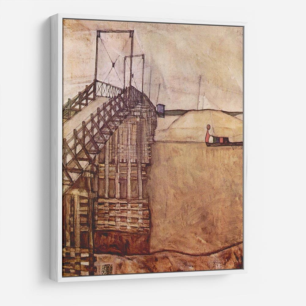 The Bridge by Egon Schiele HD Metal Print - Canvas Art Rocks - 7